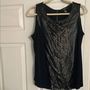 Alfani Woman Black Sleeveless Top